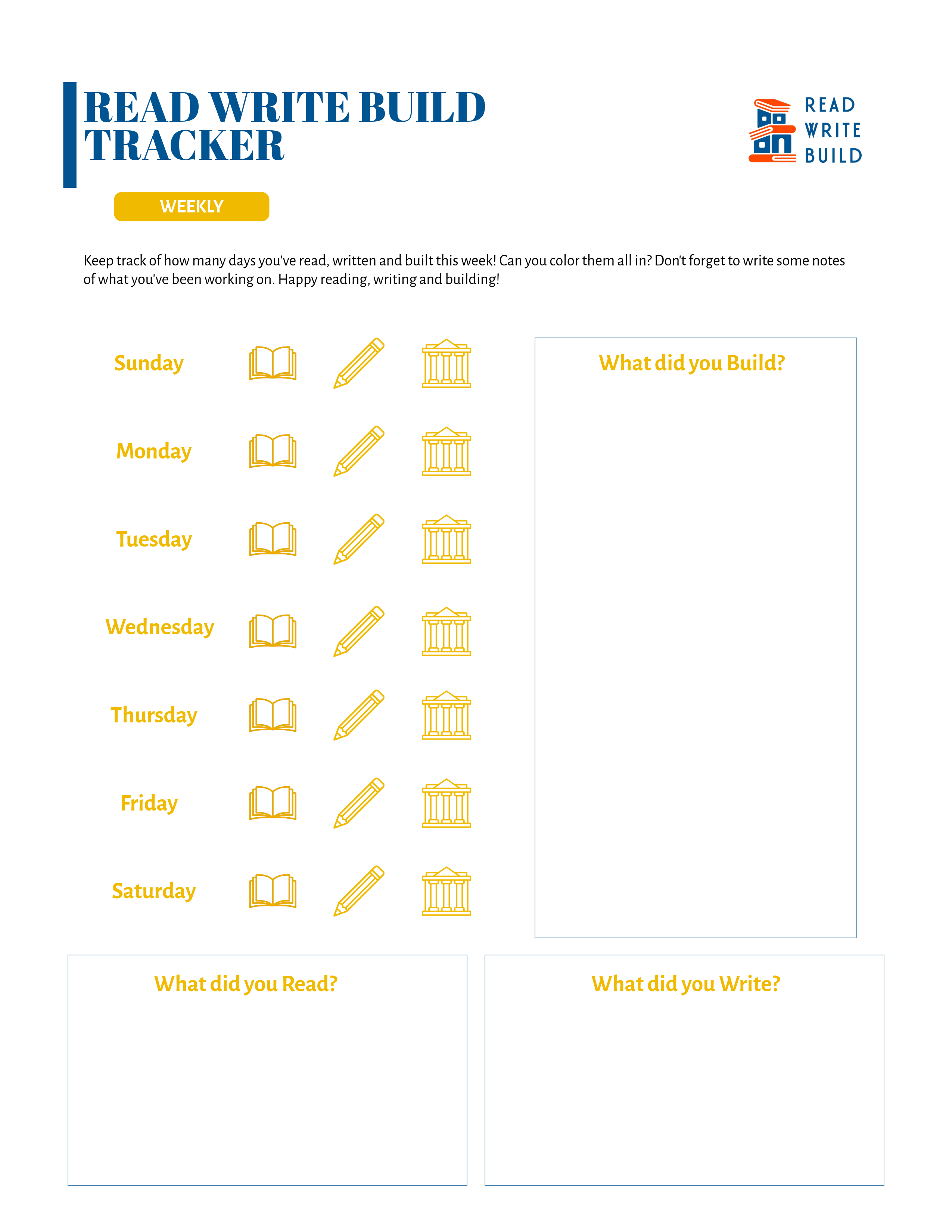 7-Day Tracker Preview