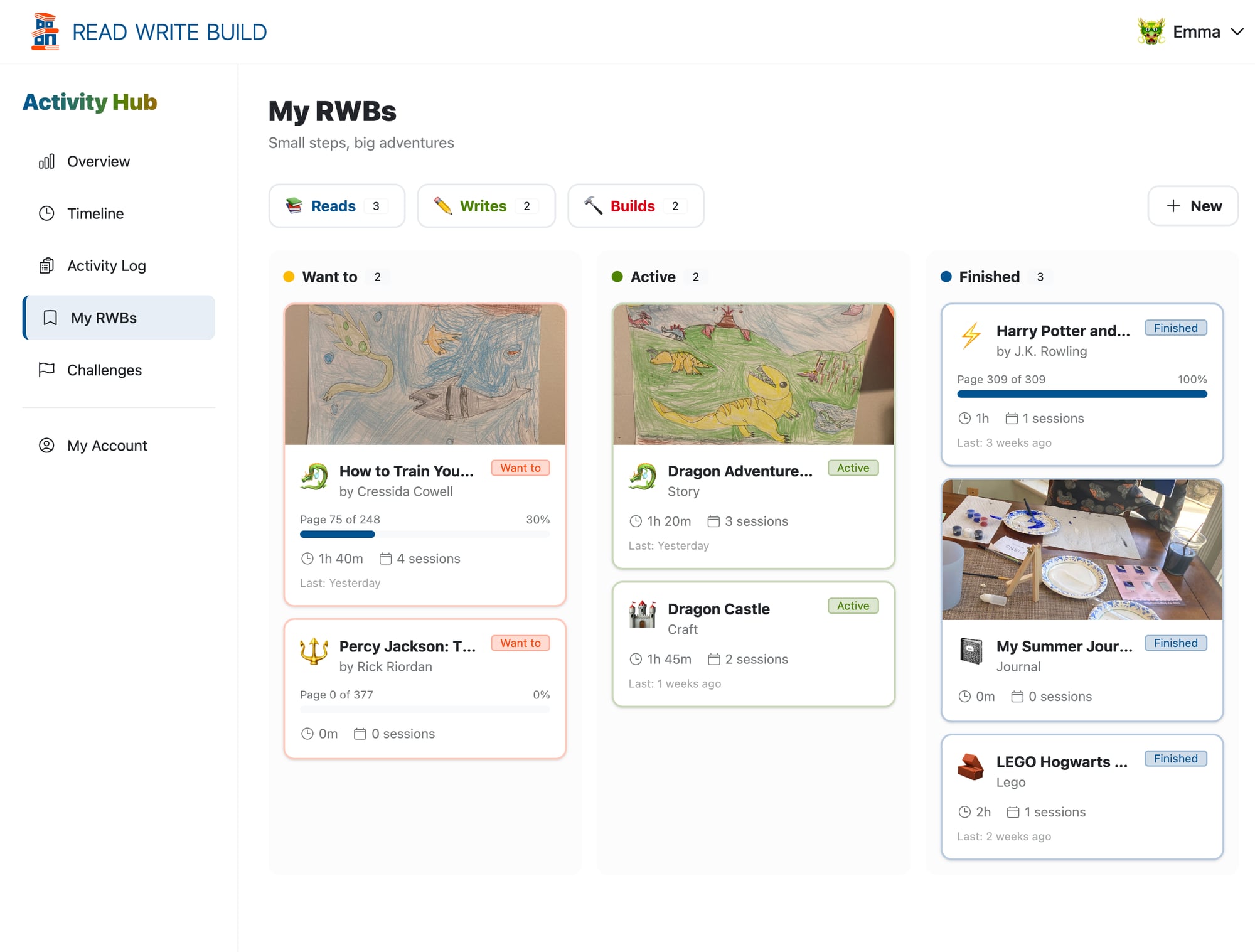 Activity Hub projects